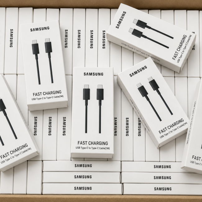 SAMSUNG FAST CHARGING C TO C  MINIMUM 10PC ( 40RS PER PC )