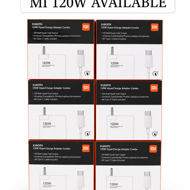 XIAOMI 120W OG IMPORTED CHARGER