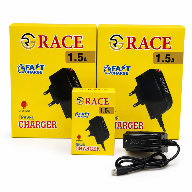 RACE V8 CHARGER (10PC BOX x 26 PER PC ) 1 YEAR WARRANTY