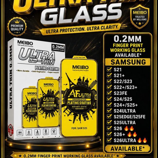 MEIBO ULTRA THIN GLASS